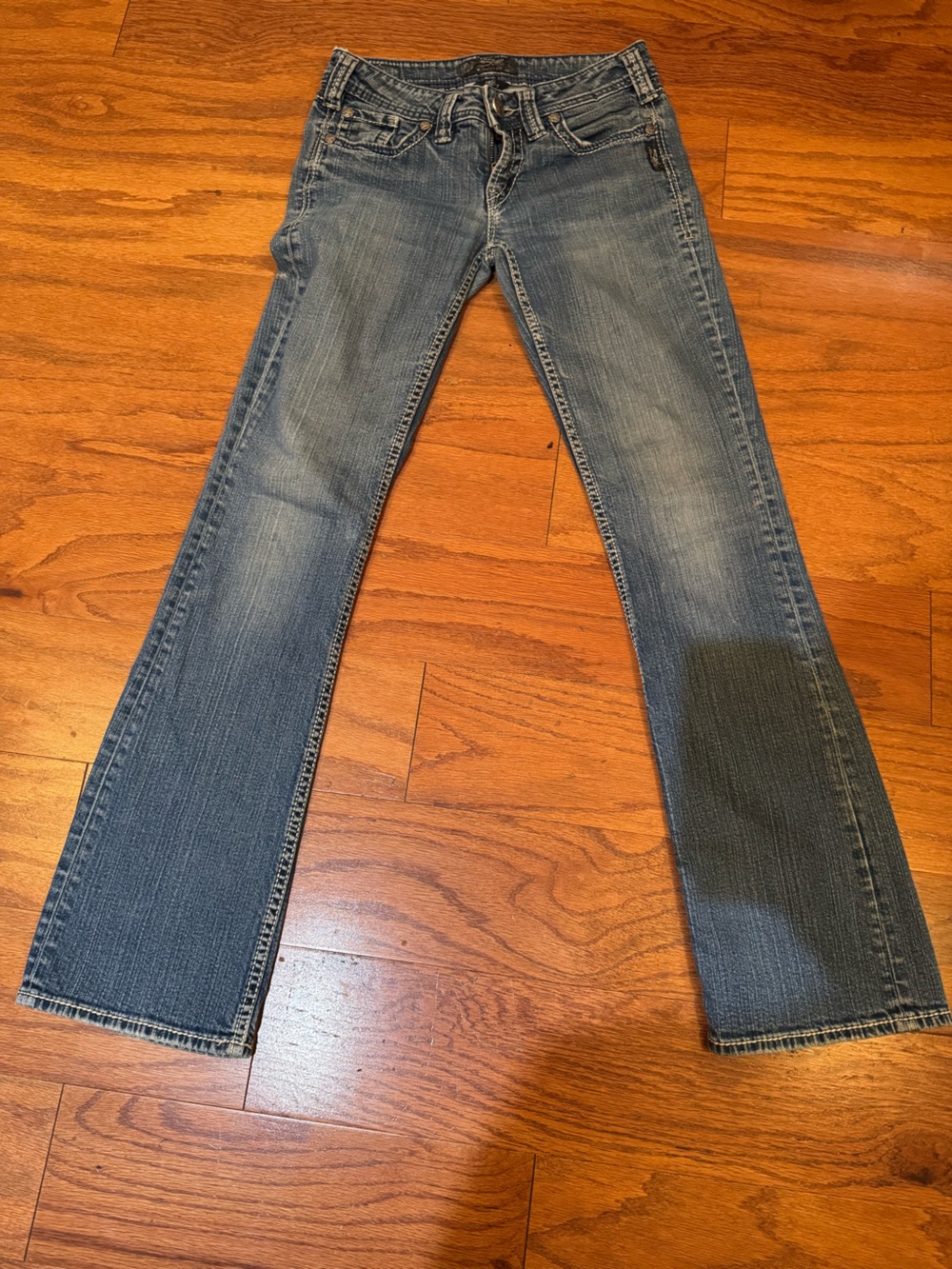 Source Unknown Men's Skinny Jeans - Blue Denim